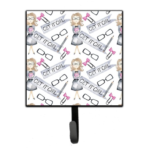 Carolines Treasures Watercolor Girl Boss Get it Girl Leash or Key Holder, 4.25 x 1 x 7 in. BB7542SH4 - main